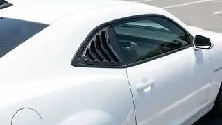 NexaNovo &ndash; Side Quarter Window Louver Sun Shade Covers for Chevrolet Camaro (2010&ndash;2015)