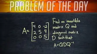 Diagonalizing a matrix with repeated eigenvalues