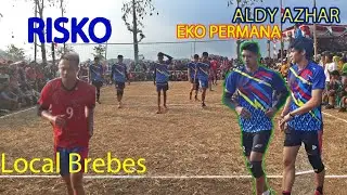 Mengejutkan aksi pemain lokal brebes Risko kalahkan Eko Permana PROLIGA & Aldy Azhar Karangpari Cup