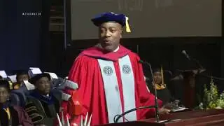 Dr. Leonard Moore Delivers the Graduate Commencement Address