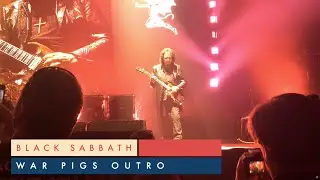 FRONT ROW Black Sabbath &mdash; Tony Iommi Plays the Classic War Pigs Outro Riff 🔥