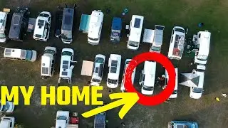 HUNDREDS of VAN DWELLERS Sleeping Around Us VANS EVERYWHERE