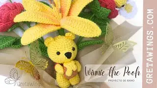 TUTORIAL WINNIE THE POOH A CROCHET | PASO A PASO | GretaWings 🇺🇸@GretaWingsinEnglish