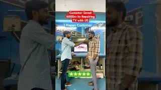 Tv Repair Center Hyderabad | Happy customer | Sony led tv Repaired | Telugu | #tvrepair #viral #tv
