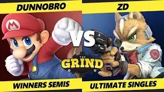 Smash Ultimate Tournament - Dunnobro (Mario) Vs. ZD (Fox) The Grind 96 SSBU Winners Semis
