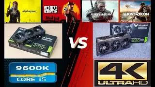 Asus TUF 4070Ti vs  Asus TUF 4080Super / i5 9600k  / DLSS-OFF / FG-OFF / UNBOXING