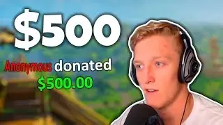 Tfue *INSANE* $500 Donation! | BEST FORTNITE MOMENTS ep.1