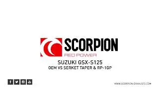 Scorpion Serket Taper and RP-1 GP Exhaust Suzuki GSX-S125