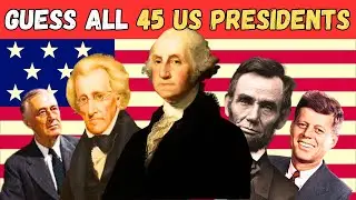 Guess and Learn All 45 US Presidents in 5 Seconds! | Chronological Order | US History Quiz