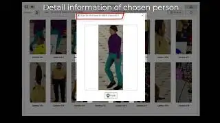 [Demo] Cross-camera tracking system based on deep learning 2023
