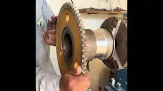 The Caterpillar Machine Wheel HubAssembly Tooth Exchanged#CaterpillarMachine#Wheelhubassembly #love 
