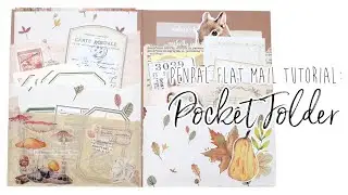 Penpal Flat Mail: Pocket Folder 💌✨ | Snail Mail Tutorial Process Video
