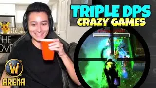 Going ALL IN w/ Triple DPS and No Comms in Arena