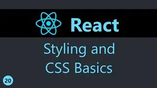 ReactJS Tutorial - 20 - Styling and CSS Basics (English)