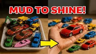 FUNNY TOY REVEAL! Washing Dirty Cars & Discovering Crazy Anomalies (Trucks & Race Cars)