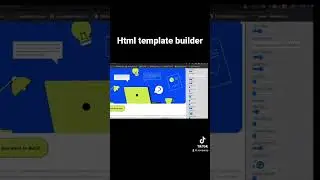 My html template builder #react #frontend