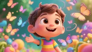 Seven Little Butterflies Flutter By + More | Counting & Nature Nursery Rhyme for Toddlers