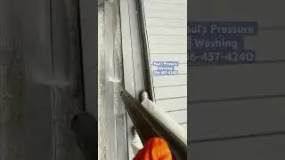 Gross Trex Deck  cleaning. Hard to video and clean at the same time #asmr #pressurewash #fyp