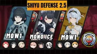 New Shiyu Defense!!! Zenless Zone Zero - Ellen M0W1 MONO ICE, Jane Doe M0W1, Anby M0W1