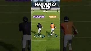 Lamar Jackson vs. Justin Fields - Madden 23 Race