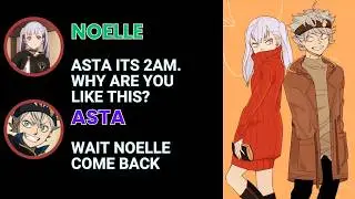 CHAOTIC Discord Chat with Charmy! Asta x Noelle  #blackclover #comedy #anime
