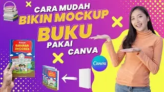GAMPANG BANGET!! - cara membuat mockup buku di canva