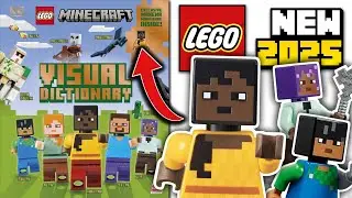 LEGO Minecraft Visual Dictionary EXCLUSIVE Makena Default Skin Minifigure Revealed - FOUR TO GO!