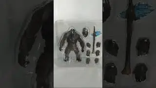 S.H. MonsterArts King Kong figure test animation #godzilla #kingkong #kong #animation #stopmotion