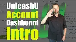 UnleashU Hosting and Domain Account Dashboard Intro