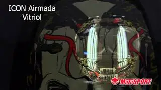 ICON Airmada Helmet Vitriol Detail