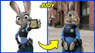 ZOOTOPIA 2 na VIDA REAL 🦊 + Adivinha Quem S&atilde;o S&oacute; pela VOZ 🔊😍🐰