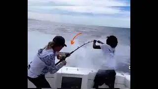 Never Let Your Guard down, When Fishing! #blackmarlin#shorts #fishingshorts #fishinggear