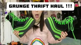 THRIFT HAUL OF MY BEST FINDS EVER! (found vintage tripp nyc, dollskill, and so much y2k stuff !!) 😱