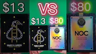 $13 playing cards VS $80 playing cards!