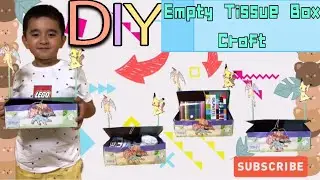 DIY Empty Tissue Box Craft | Recyle and Re-Use The empty Tissue box | by:seandrie