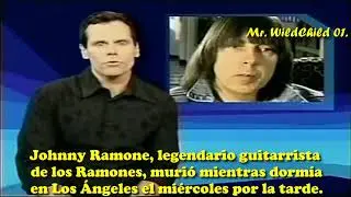 Noticia de la muerte de Johnny Ramone. (Subtitulado en Espa&ntilde;ol.)