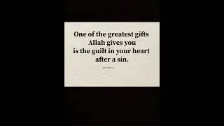 If You Feel Guilty After a Sin, This Is for You 🌙 #islamicreminder