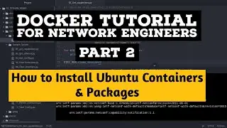 Учебное пособие по Docker для сетевых инженеров: часть 2. Установка контейнера и пакетов Ubuntu