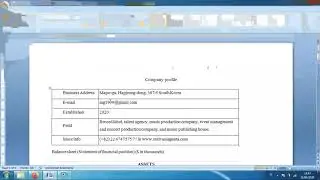FILLING THE FILES AND THE BOOKKEEPING SYSTEM (FINANCIAL STATEMENTS)