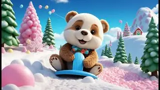 Teddy Tumbles on the Marshmallow Mountain | Fluffy Teddy Bear Song for Kids | Sweet Adventure Rhyme