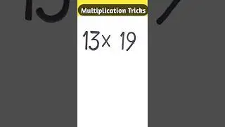 Quick math skills🤩🥰💯💥#multiplication #maths #mathlearning #learningmultiplication #mathstricks