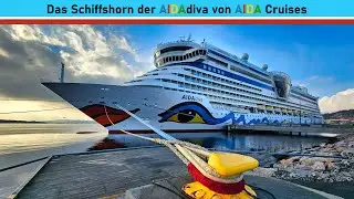 Das Schiffshorn der AIDAdiva von AIDA Cruises (4K)