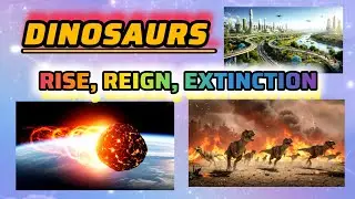 ☀ANIMALS'S LIFE I : DINOSAURS &mdash; RISE, REIGN, EXTINCTION 🌎 Appeared on Earth 230 million years ago.. 