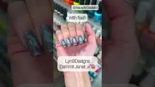 AMAZING - LynBDesigns Dammit Janet😱😍 #indienailpolish #magneticnails #nailpolish #magneticnailpolish