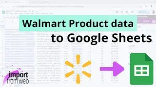 How to scrape Walmart Product data?