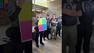 Entenda atirar no alvo colorido
