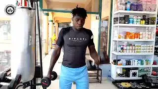 BONDIA DULLAH MBABE AKITEMBELEA DUKA ALFA FITNESS STORE   MIKOCHENI SHOPPERS