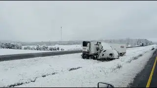Trucking in Canada/Toronto To Montreal Winter storm time