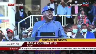 Raila: The tears from the torture chambers are still evident in the handkerchief that never leave me