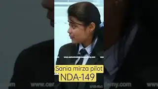 Sania mirza NDA-149 Muslim Air pilot#lbsnaa #LBSNAA92